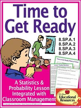 Preview of Statistics & Probability Lesson Integrated with Classroom Management