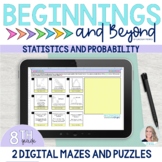 8th Grade Statistics and Probability Digital Puzzles