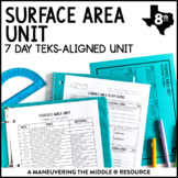 Surface Area Unit | TEKS Surface Area of Prisms & Cylinder