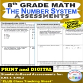 8th Grade THE NUMBER SYSTEM Assessments (8.NS) Common Core