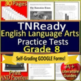 8th Grade TCAP TNReady ELA Reading Practice Tests - Printa