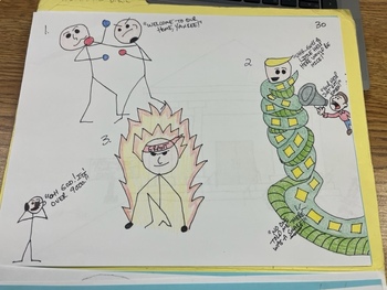 Preview of 8th Grade US HIST Cartoon Timeline