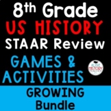 US History STAAR Review Games and Activities 8th Grade Int