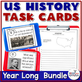 U.S. History / Social Studies Task Card Activity Bundle