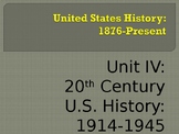 8th Grade US History- Unit IV Power Point Presentation (Ea