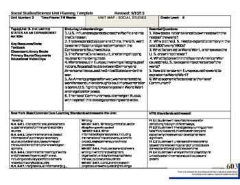 Preview of 8th Grade Unit 3 The United States as an Expansionist Nation