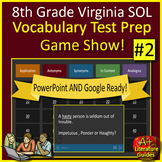 8th Grade Virginia SOL Vocabulary Game #2 for Test Prep in