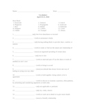 8th grade vocabulary worksheets teaching resources tpt