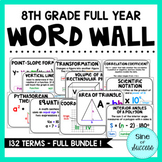 8th Grade Word Wall FULL BUNDLE