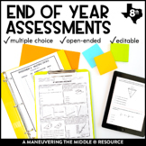 8th Grade Math Year-End Assessments: TEKS