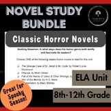 Thrill of Horror Novel Study Bundle | 6th-12th Grade ELA |