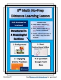 8th Math Remote Distance Learning Lesson: Rational vs. Irrational