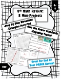 8th Math Review: 8 Fun Mini Projects (Self-Directed)