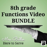 8th grade Functions Video BUNDLE