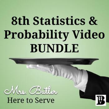Preview of 8th grade Statistics and Probability Video BUNDLE