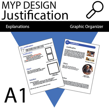 Preview of 8ts MYP A1 Justification Layout and Explanation