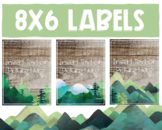 8x6 Mountain Labels