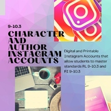 9-10.3 Instagram Accounts Printable or Digital Activity