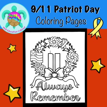 Preview of 9/11, Patriot Day Coloring Pages