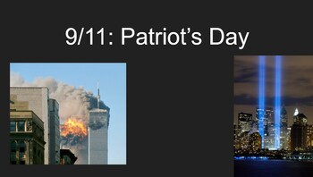 Preview of 9/11 Patriot's Day Activity