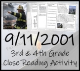 9/11 Terrorist Attacks Close Reading Comprehension Activit