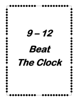 Preview of 9-12 Math Beat the Clock