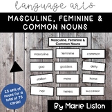 9-12 Montessori: Masculine, Feminine, & Common Nouns