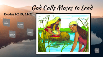 Preview of 9-God Calls Moses to Lead (Nearpod)