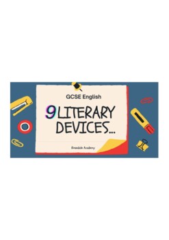 Preview of 9 Best Literary Devices Full Resource for Teaching Grammar tools (9 devices)
