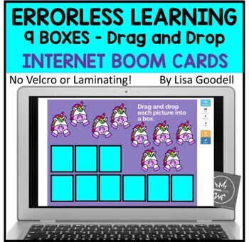Preview of 9 Box Errorless Learning Digital File Folders BOOM CARDS