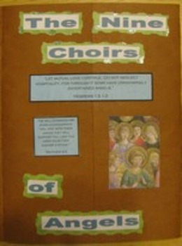 Preview of 9 Choirs of Angels Catholic Lapbook