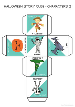 Printable Story Cube 