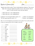 9 Pages of Beginner Practice - Spanish Nouns, Adjectives, 