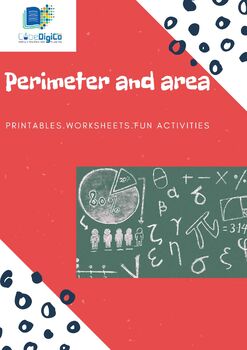 Preview of Perimeter and Area - Exciting printables for Interactive Classroom fun