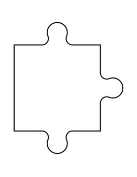 Blank Jigsaw Clip Art at  - vector clip art online, royalty free &  public domain