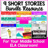 Short Story Unit - 9 Short Stories Bundle for Middle School ELA