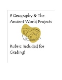 9 Themes of Geography and the Ancient World Projects with 