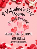 9 Valentine's Day Poems as Reader's Theater Scripts with P