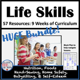 Preview of SALE!!! FACS, FCS Bundle: Nutrition, Culinary Arts, Sewing, &Life Skills