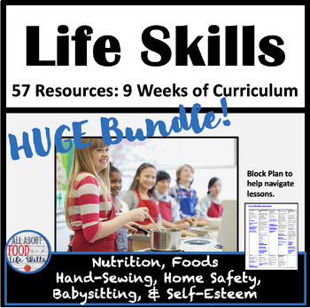 Preview of Planning? FACS, FCS Bundle: Nutrition, Culinary Arts, Sewing, & Life Skills