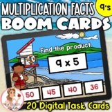 9's Multiplication Facts BOOM Cards | Digital Task Cards