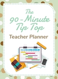 90 Minute Teacher Planner for Secondary Teachers