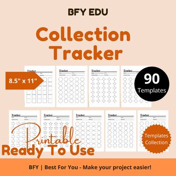 Preview of 90 Printable Tracker Collection 8.5 x 11