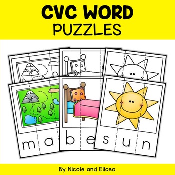 Preview of CVC Word Activity Puzzles