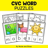 CVC Word Activity Puzzles