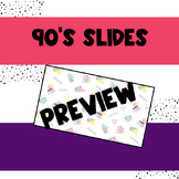 90's Google Slides template