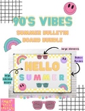 90's vibes- Summer Bulletin Board | Cut out letters | Prin