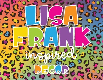 Lisa Frank Decor