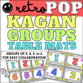90s Retro Pop Kagan Group Table Mats for Collaborative Lea