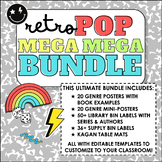 90s Retro Pop MEGA Bundle: 100+ Genre Posters, Classroom D
